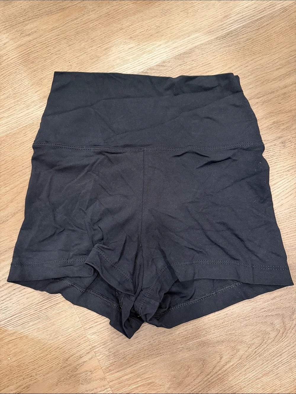 Capezio High-Waist Black Dance Shorts